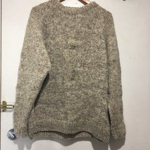 VINTAGE YETI HAND KNITTED WOOL SWEATERS SIZE XL